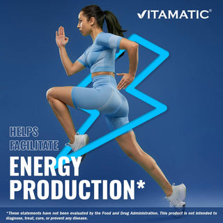 Vitamatic Methyl Folate B12 P5P | Energy & Heart | 120ct
