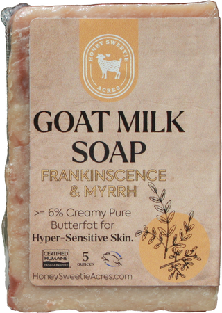 Soap:  Frankincense & Myrrh Goat Milk Soap