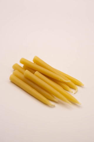 20-Minute Beeswax Candles in box - REFILL Set of 30, No Holder
