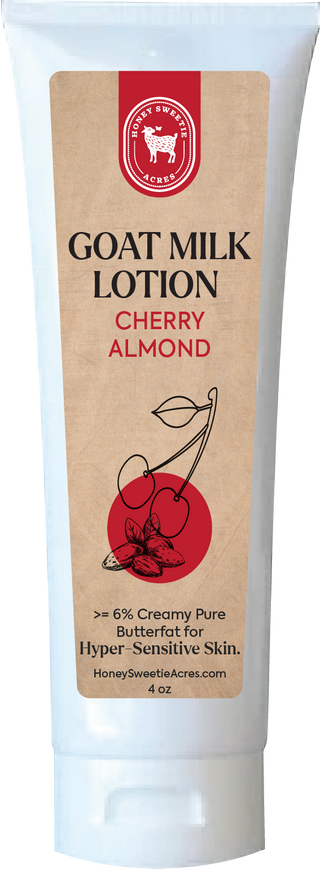 Cherry Almond Goat Milk Lotion - 4 oz