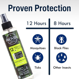 12 Hour Mosquito + Tick Spray – Odorless – Camo Design Limited Edition