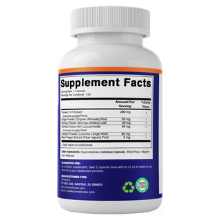 Vitamatic Turmeric | Joint & Inflammation Support | 120ct