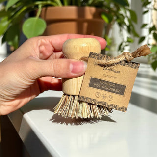 Bamboo Pot Scrubber | Kitchen Bestseller | Stocking Stuffer