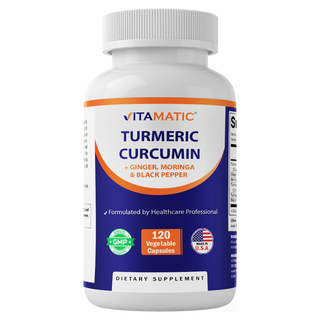 Vitamatic Turmeric | Joint & Inflammation Support | 120ct