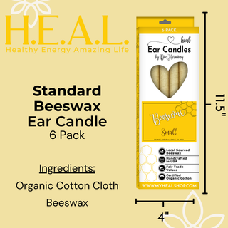 Unscented Beeswax Ear Candles by Doc Harmony