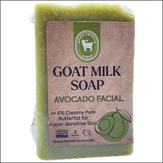 Facial: Avocado Facial Goat Milk Soap