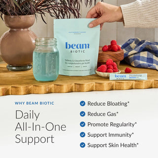 Beam Biotic - Blue Raspberry ( 15 servings) stick packs