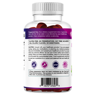 Vitamatic Elderberry Gummies with Vitamin C & Zinc –60 Gummy