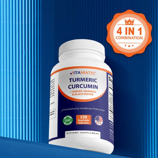 Vitamatic Turmeric | Joint & Inflammation Support | 120ct