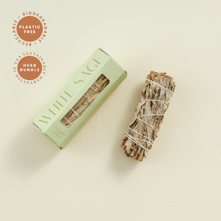 White Sage Smudging Herb Bundle - Plastic Free Packaging!