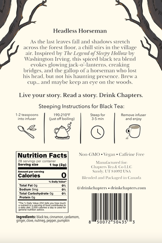 Headless Horseman (Rich Spiced Pumpkin Black Tea) 2oz