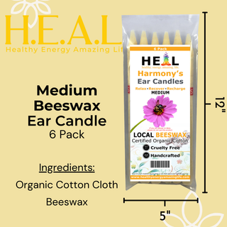 Medium Beeswax Ear Candles by Doc Harmony