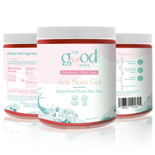 Sea Moss Gel - Strawberry Basil Lime