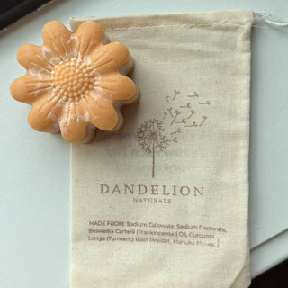 Honey Turmeric Tallow Face Bar Soap with Frankincense