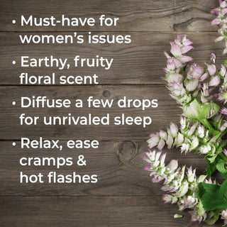 Organic Clary Sage Essential Oil 10 mL