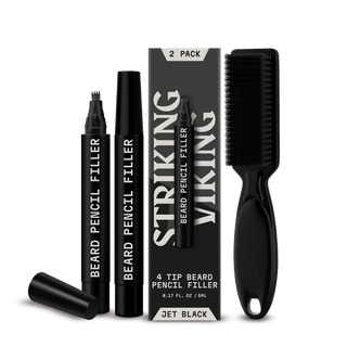 Beard Filler Pen (2 Pack) – Waterproof Beard Pen for Filling Gaps & Covering Patches
