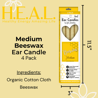 Medium Beeswax Ear Candles by Doc Harmony