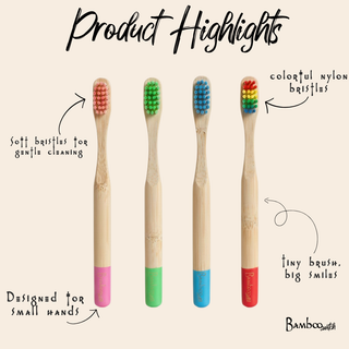 Bamboo Kids Toothbrush | Earth Day Bestseller
