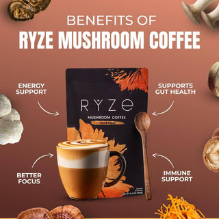 Mushroom Medium Roast Coffee with 6 Adaptogenic Mushrooms
