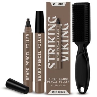 Beard Filler Pen (2 Pack) – Waterproof Beard Pen for Filling Gaps & Covering Patches