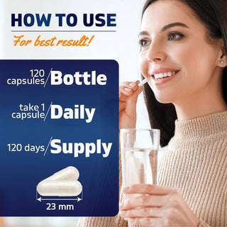 Vitamatic Magnesium Glycinate 850 mg (High Potency)–120 Caps