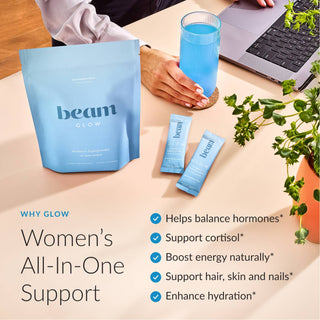 Beam Glow - Blue Raspberry (15 Servings) stick packs