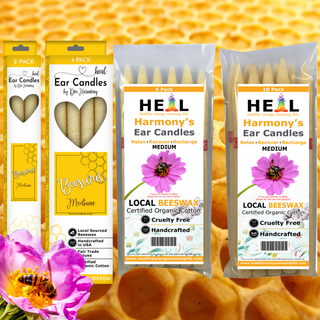 Medium Beeswax Ear Candles by Doc Harmony