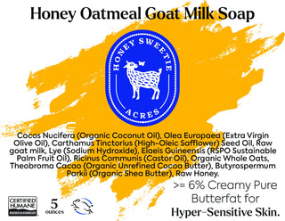 Soap: Honey Oatmeal Goat Milk Soap