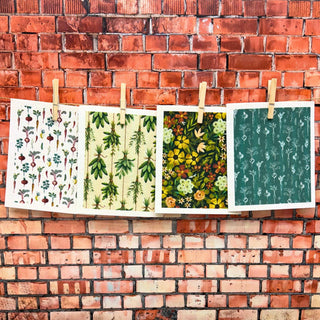 Spring Flowers Bloom Swedish Dishcloths - Spring Decor