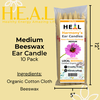 Medium Beeswax Ear Candles by Doc Harmony