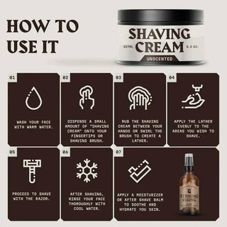 Shaving Cream for Men - Unscented