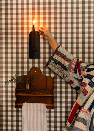 The Wide Sconce | Metal Candle Holder