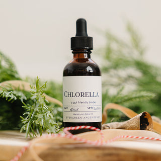 Chlorella, gut friendly binder - tincture 