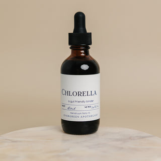 Chlorella, gut friendly binder - tincture 