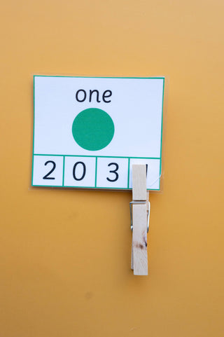 Number Word Count & Clip Cards – Numbers 0–10 