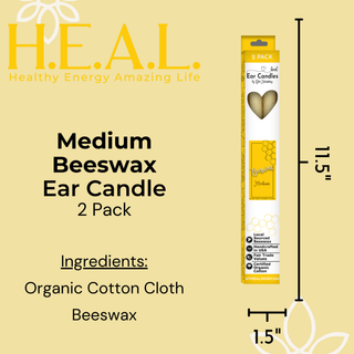 Medium Beeswax Ear Candles by Doc Harmony