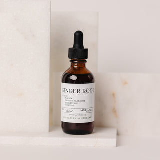 Ginger Root Tincture, for Nausea, 2oz