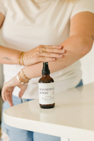 Magnesium Spray, 4oz, Glass Jar