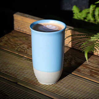 Coastal Drift Ceramic Travel Mug – 16oz Reusable Cup