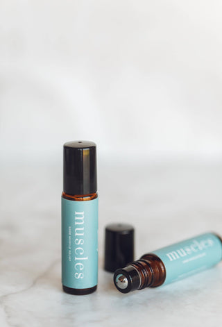Deep Muscles Essential Oil Blend Rollerball: Muscles Roll-On
