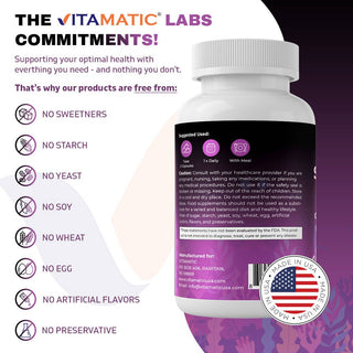Vitamatic Sea Moss 3000mg | 180 Vegetarian Capsules