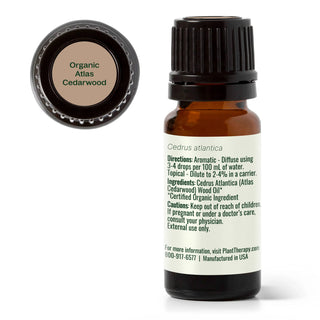 Organic Atlas Cedarwood Essential Oil 10 mL