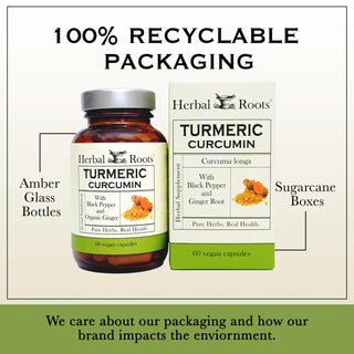 Herbal Roots Turmeric Curcumin Capsules