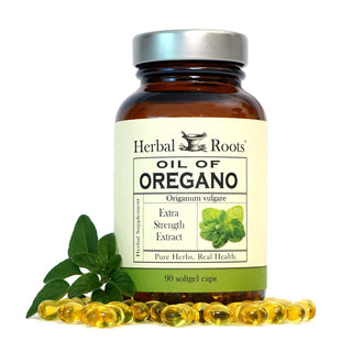 Herbal Roots Oil of Oregano Capsules