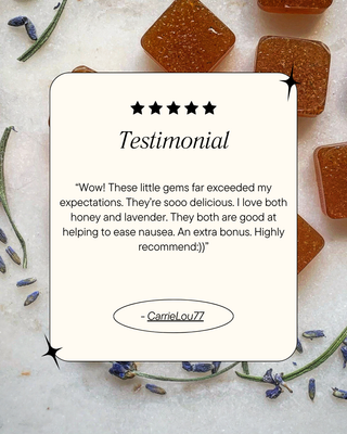 Lavender Honey Lozenges