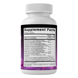 Vitamatic Sea Moss 3000mg | 180 Vegetarian Capsules