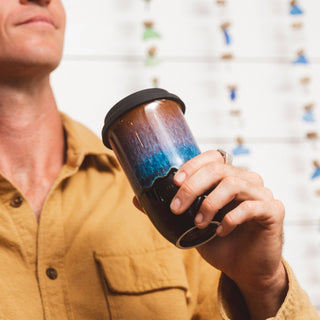 Monsoon Ceramic Travel Mug – 16oz with Lid & Sleeve