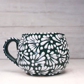 Forest in a Mug - Chocolatera: Green, Ceramic