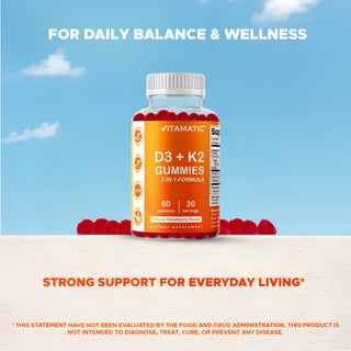 Vitamatic D3 K2 | 60 Vegan Gummies