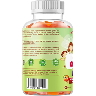 Vitamatic |Kids Prebiotic Fiber Gummies |Zero Sugar|60 Count